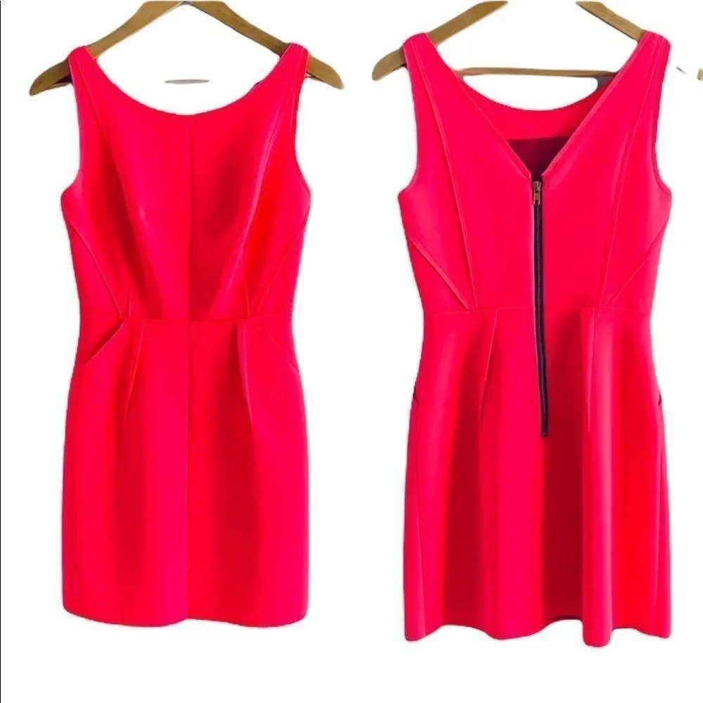 Stains Milly Hot Pink Cocktail Party Dress 4‎